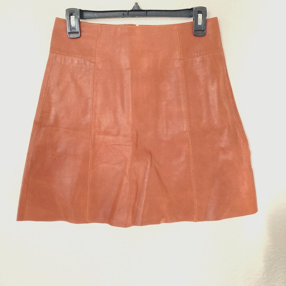 Zara Goat Skin Skirt, Size Small